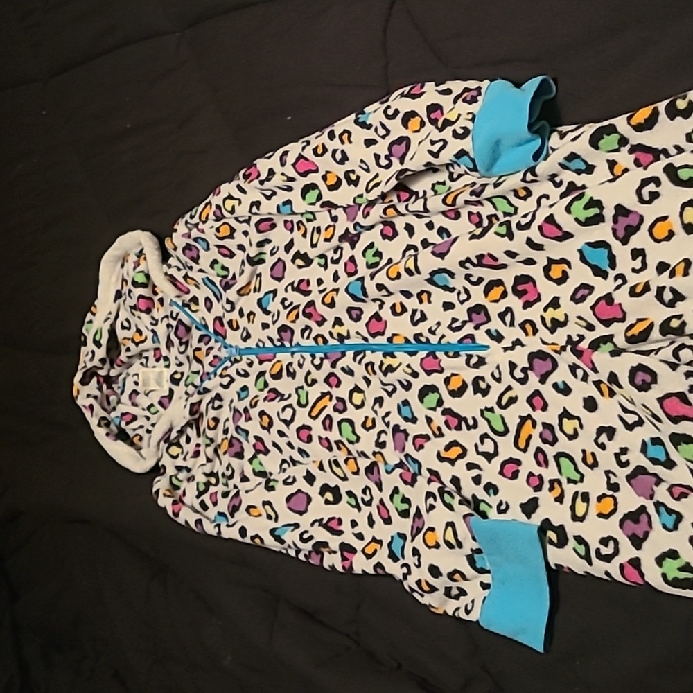Thrifted size m rainbow cheetah print onsie